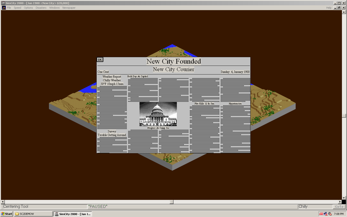 SimCity 2000 screenshot 3 for Playstation